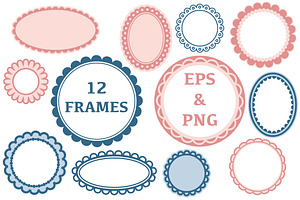 Pink And Blue Frames