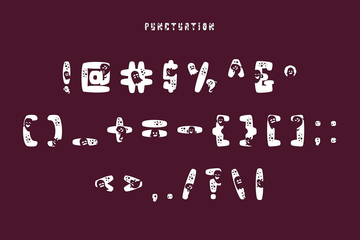 Halloween Ghost - Decorative font, a Sans Serif Font by Brown Cupple (Photo 4 of 6)