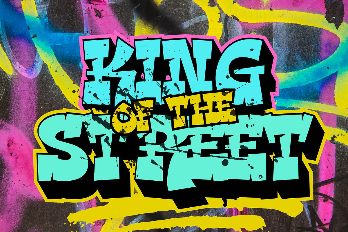 Bold Blast - Urban Graffity Font, a Handwritten Font by Sronstudio (Photo 2 of 16)