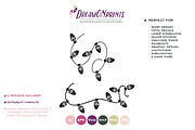 Christmas Lights SVG Vector, an Illustration by DreamONprints (Thumbnail 2 of 2)