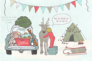 Warm & Cozy Illustration Pack, an Illustration by Heather Marie  (Thumbnail 3 of 7)
