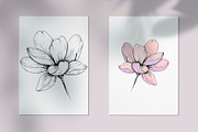 Flower. Line art sketch and patterns, a Decorative Illustration by Canatic (Thumbnail 3 of 7)