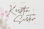 Alexandra Monoline Script, a Script Font by Creatype Studio (Thumbnail 7 of 11)