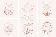 'MAGIC MOON' 22 LOGO TEMPLATES, a Branding & Logo Template by Luna Dreams (Thumbnail 1 of 15)
