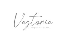 Vastoria Elegant Script Font