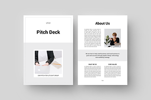 Pitch Deck MS Word & Indesign