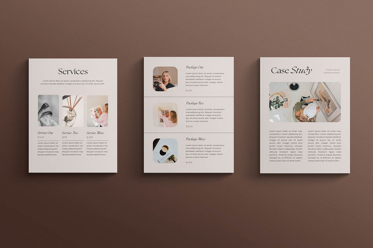 Media Kit Canva Template | EARTHY, a Print Template by Sierra Creative Studio (Photo 5 of 10)