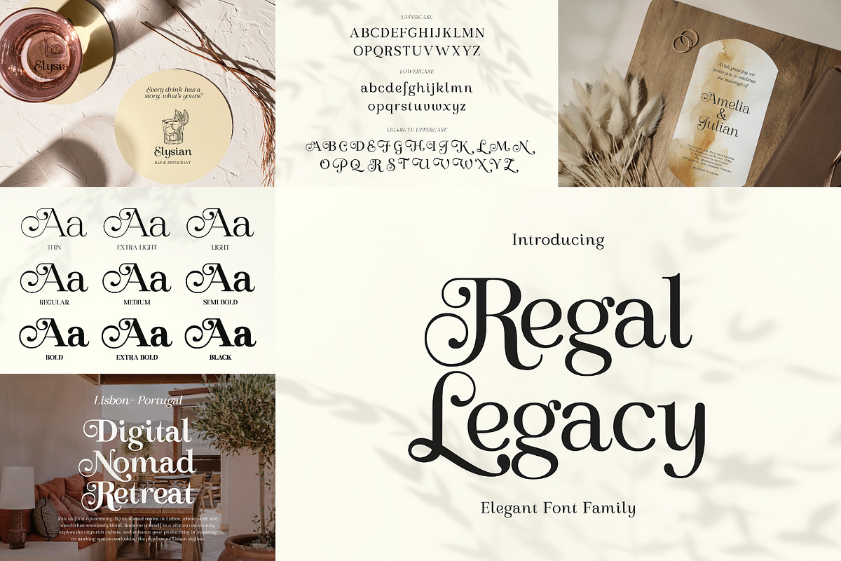 Whiskey Label Font Bundle 160 Fonts, a Font by HipFonts (Photo 6 of 13)