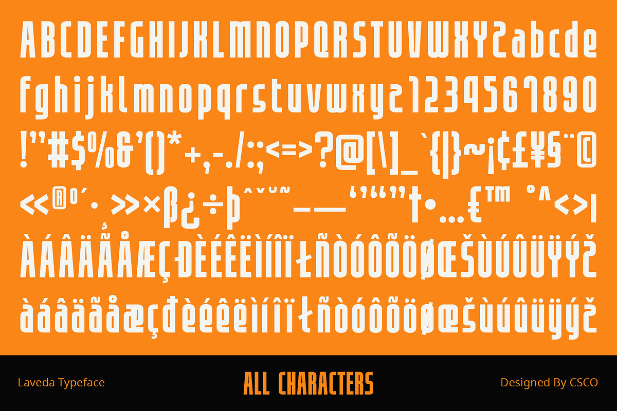 Laveda – Bold Sans Serif, a Sans Serif Font by Craft Supply Co. (Photo 8 of 8)
