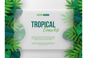 Set Of Designs With Tropical Leaves.