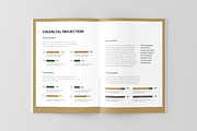 Green White Company Business Plan, a Brochure Template by UICreative (Thumbnail 4 of 4)