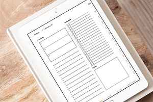 Digital PDF Planner Templates