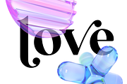 3D Glass Shapes/ Abstract collection, a Graphic by LarysaZabrotskaya (Thumbnail 3 of 12)