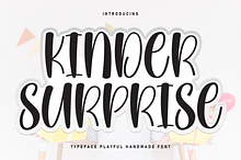 Kinder Surprise | Script Font