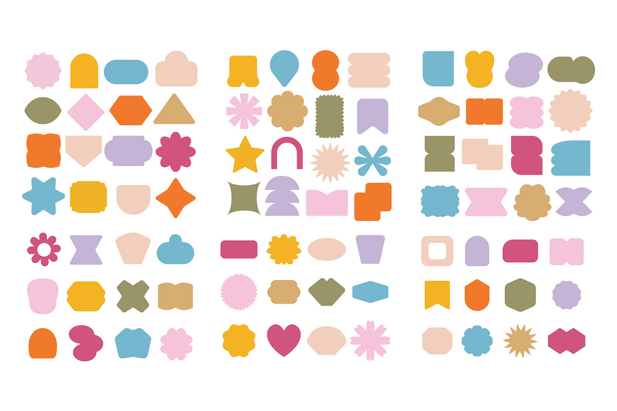 Vintage Retro Cute Emoji sticker, an Object Graphic by Vesvocrea (Photo 3 of 9)