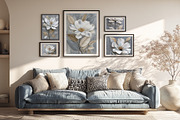 Luxe White Oil Floral Illustration, a Decorative Illustration by Housui Patterns (Thumbnail 12 of 17)