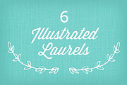 6 Illustrated Laurels, an Illustration by MoLa (Thumbnail 1 of 3)