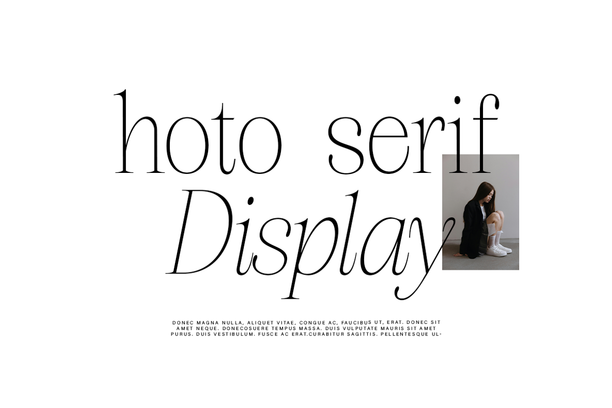 hoto serif display, a Serif Font by InkwellTypeCo (Photo 3 of 9)
