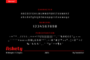 Ashety, a Sans Serif Font by twinstd (Thumbnail 13 of 14)