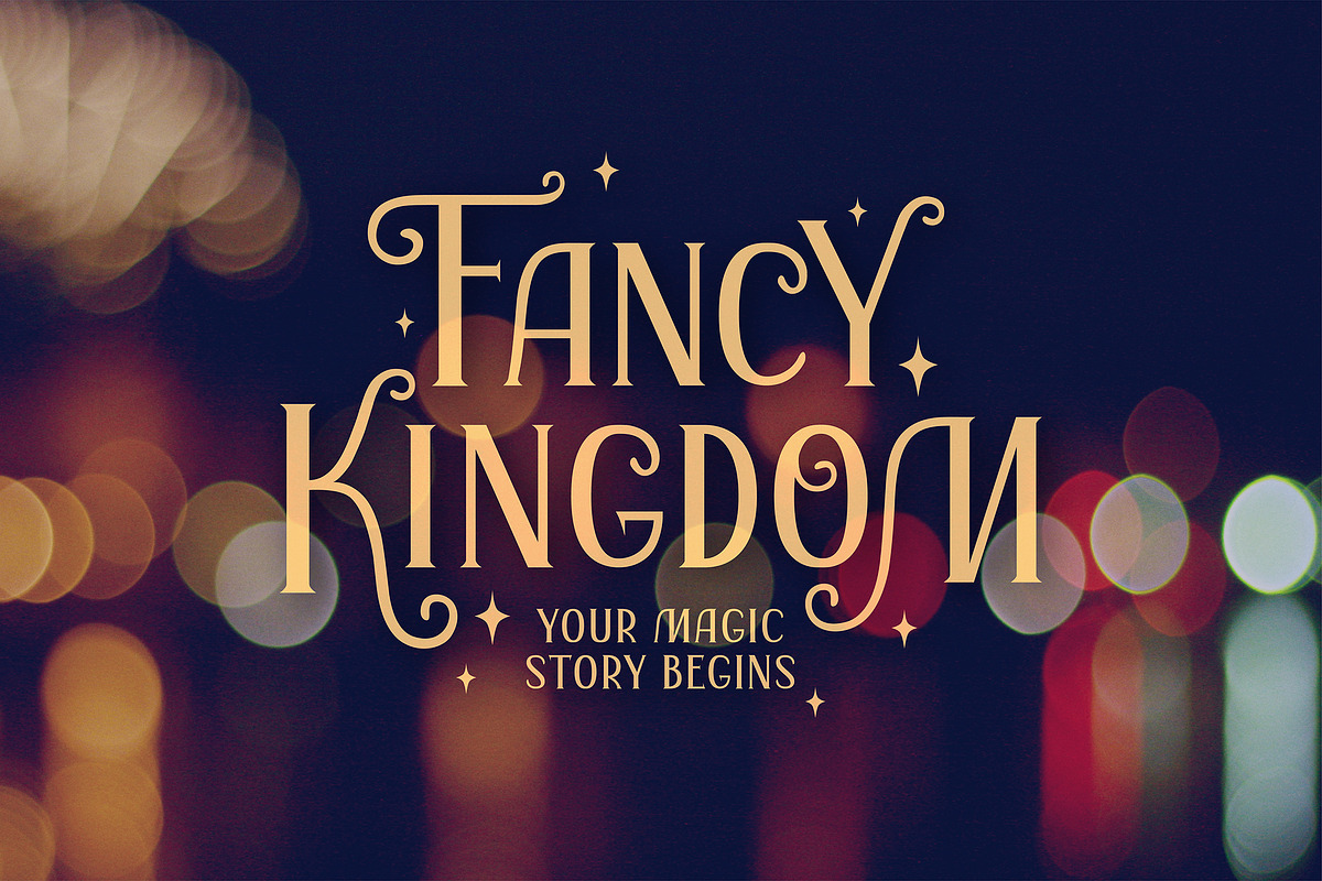 Fancy Kingdom | Latin & Cyr Serif, a Serif Font by redcollegiya design (Photo 1 of 6)