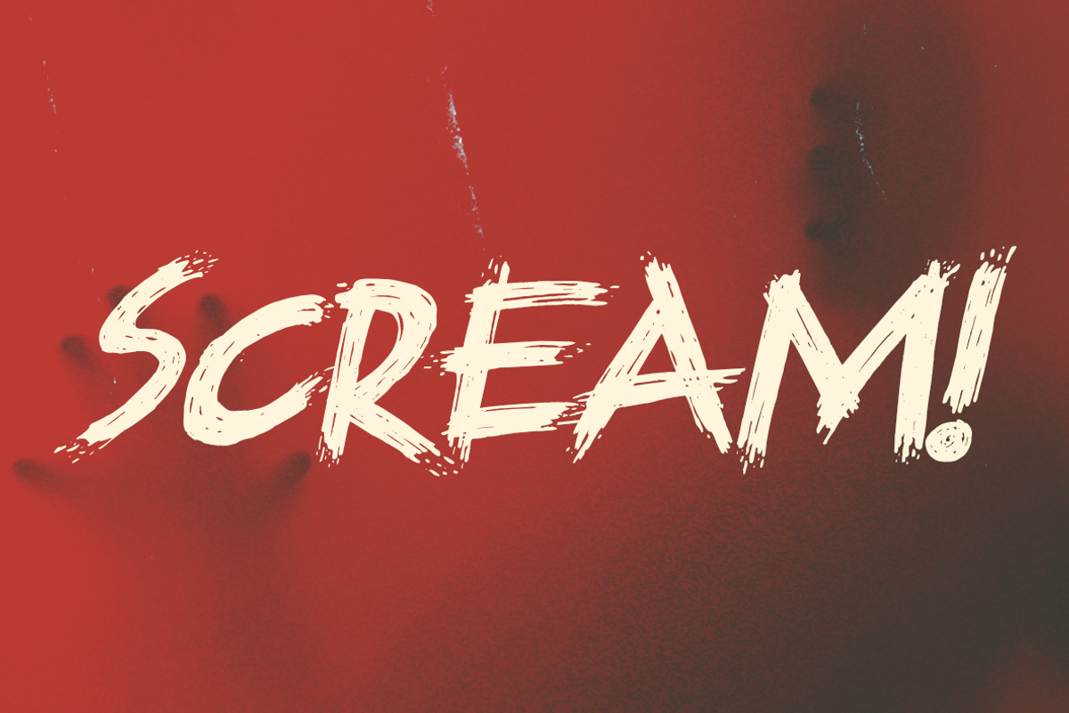 Supremo | Horror Font preview 4