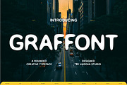 Graffont Rounded Urban Display, a Sans Serif Font by Vadovastd (Thumbnail 1 of 7)