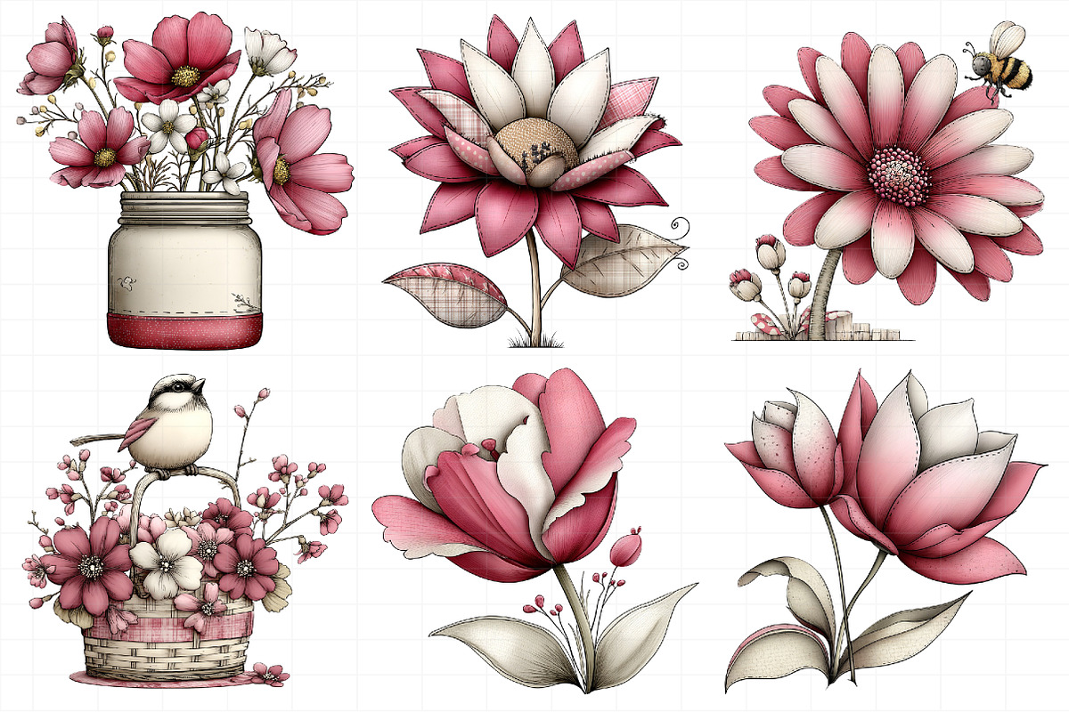 Watercolor Spring Clipart Png Bundle, an Illustration by Daily.Designs (Photo 4 of 8)