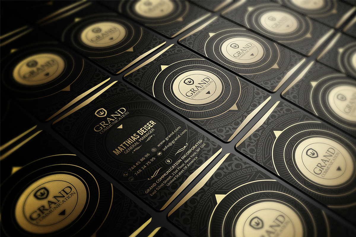 Gold And Black Corporate Identity, a Stationery Template by Marvel (Photo 4 of 5)