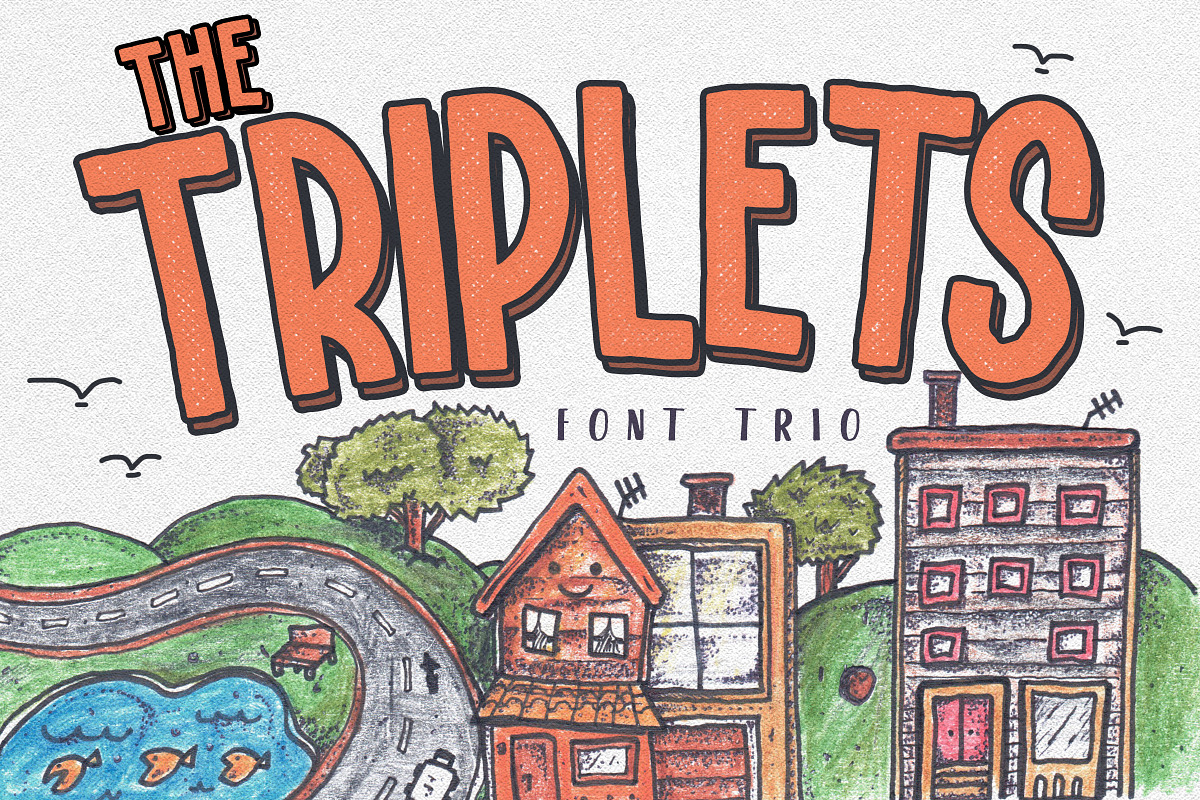 The Triplets - Font Trio preview 2
