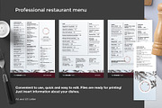 Restaurant Menu Template, a Brochure Template by BigWeek (Thumbnail 2 of 4)