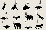 Animals Silhouette Dingbats Font, a Symbol Font by Minimalartstudio (Thumbnail 4 of 8)