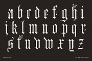 Vintage Gothic Blackletter Font No17, a Blackletter Font by Century Library (Thumbnail 4 of 6)
