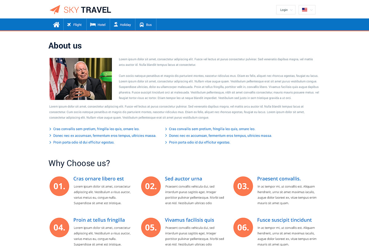 Sky Travel PSD Website Template, a Websites & App Template by WebbyTemplates (Photo 13 of 17)