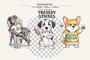 Sarcastic Summer Dog Sublimation, an Illustration by Artnoy (Thumbnail 3 of 8)