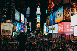Times Square at night, an Architecture Photo by Designshot
