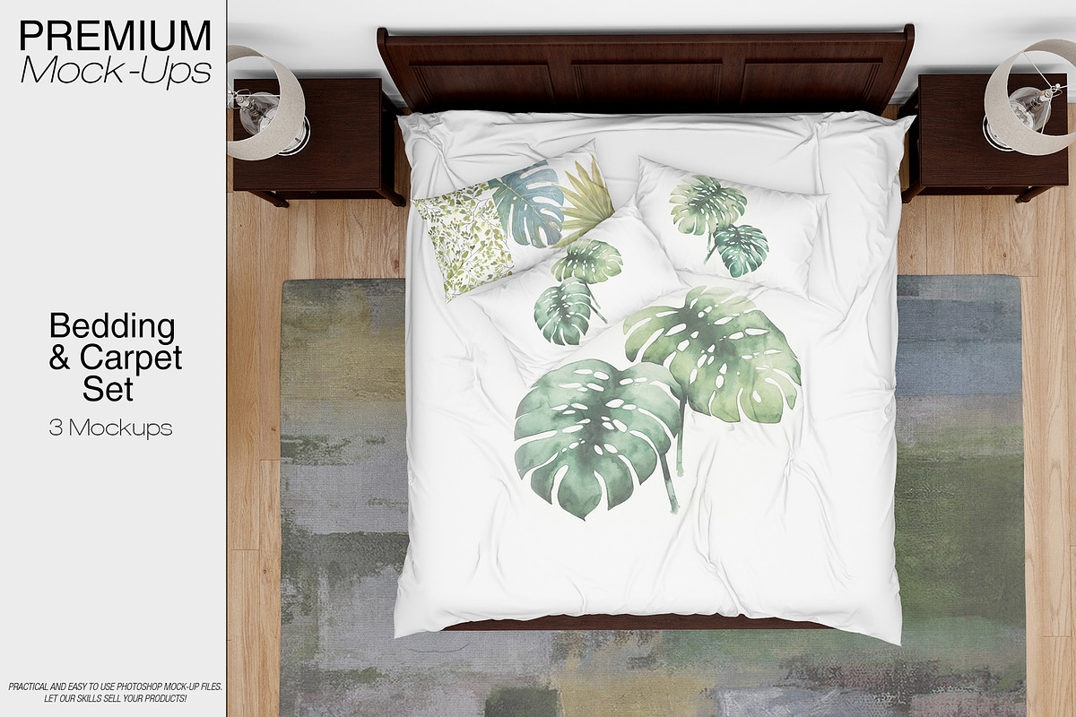 Bed Linens Bundle - 30 Mockups, an Apparel Mockup by mock-ups (Photo 26 of 35)