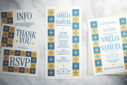 Geometric Wedding Invitation Suite, an Invitation Template by The Good Store (Thumbnail 4 of 4)