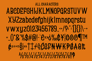 Crypetic - Scary Display Font