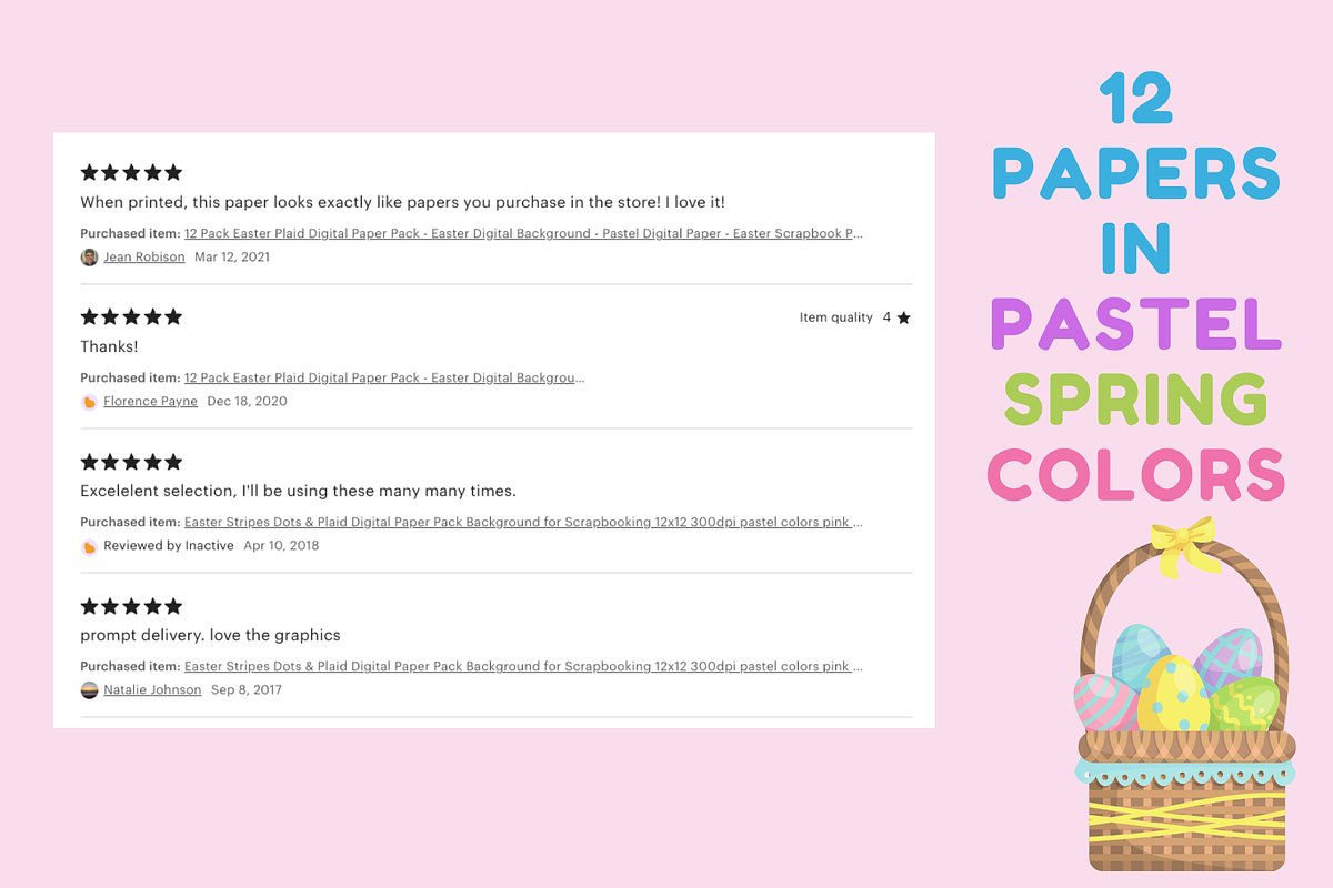 Easter Pattern Pastel Stripes Plaid, a Pattern Graphic by JoDitt Designs (Photo 2 of 2)