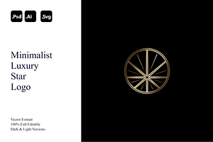 Minimalist Luxury Star Logo, a Branding & Logo Template by Luxury Logos