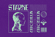 Vakulta - Retro Futurism Font, a Sans Serif Font by twinstd (Thumbnail 7 of 9)