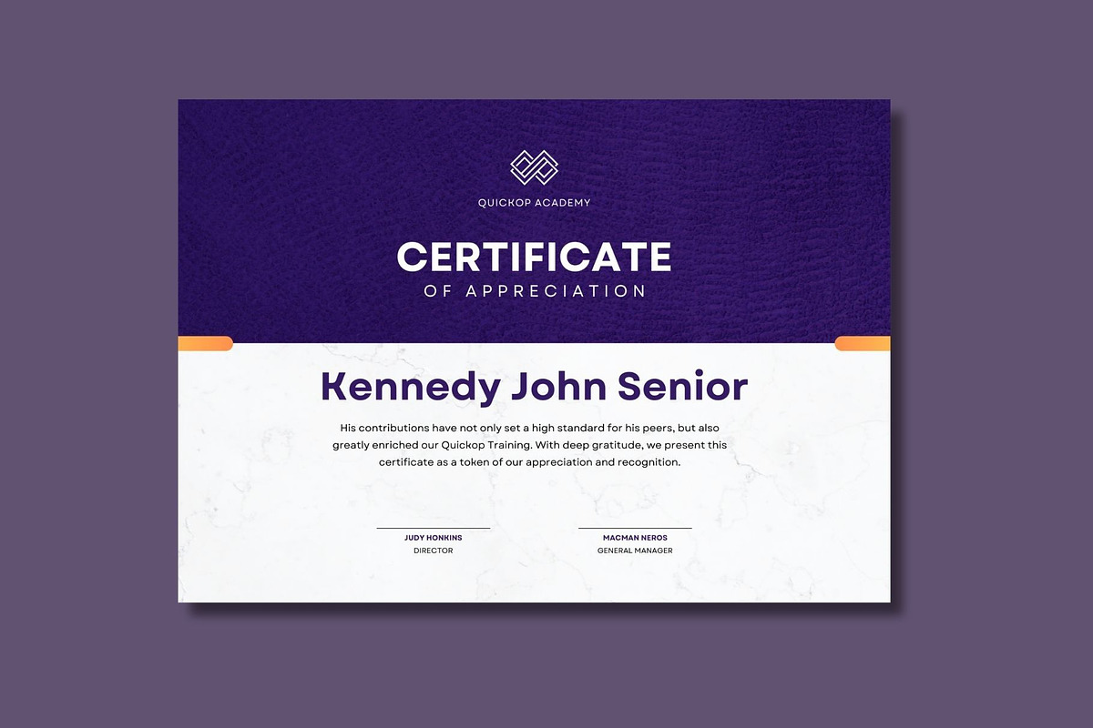 Certificate Templates Design Bundle, a Marketing Template by MK Creatives (Photo 3 of 7)