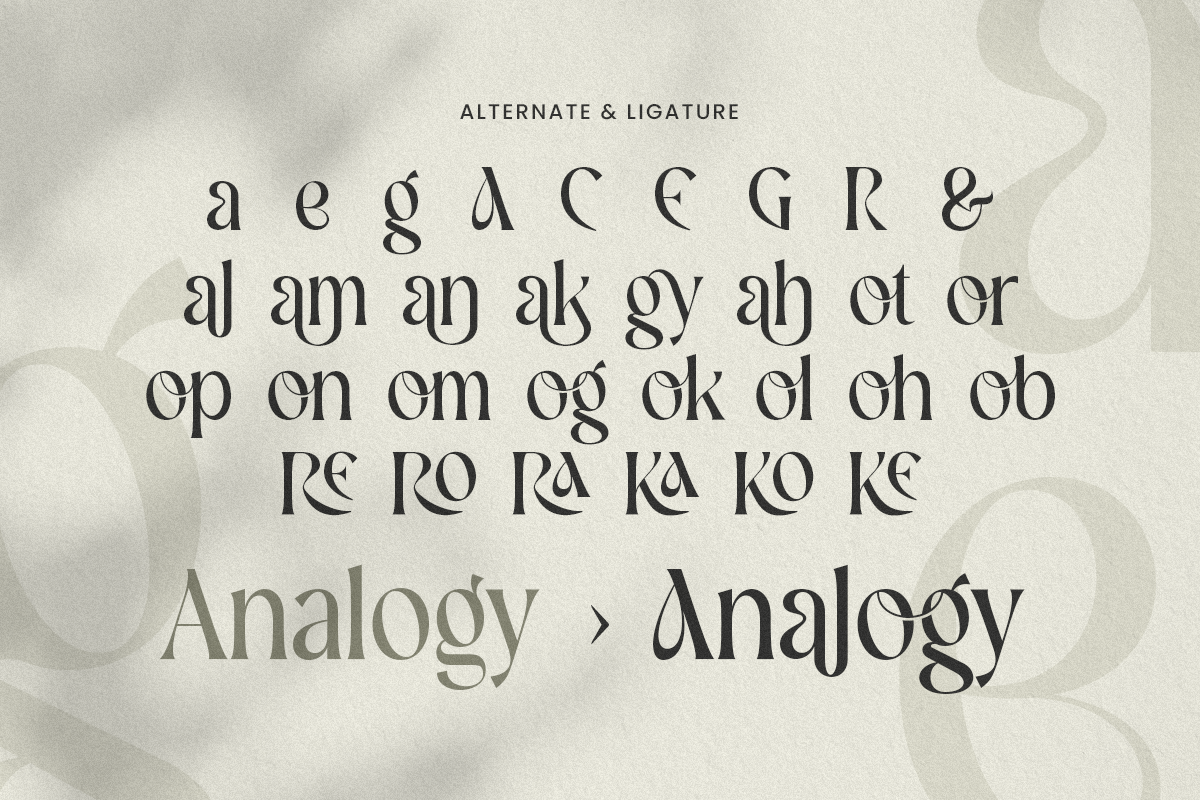 Bokeh - Luxury Logo Font, a Serif Font by Sensatype (Photo 9 of 12)
