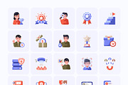 Flat Business Icons Bundle, an Emoji Icon by Creative Stall (Thumbnail 11 of 12)