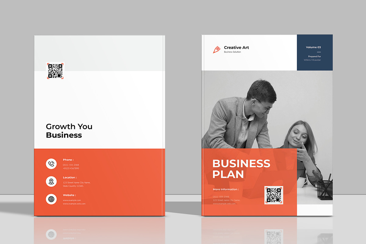 Business Proposal Brochure Template, a Brochure Template by Spark_Creative (Photo 14 of 15)