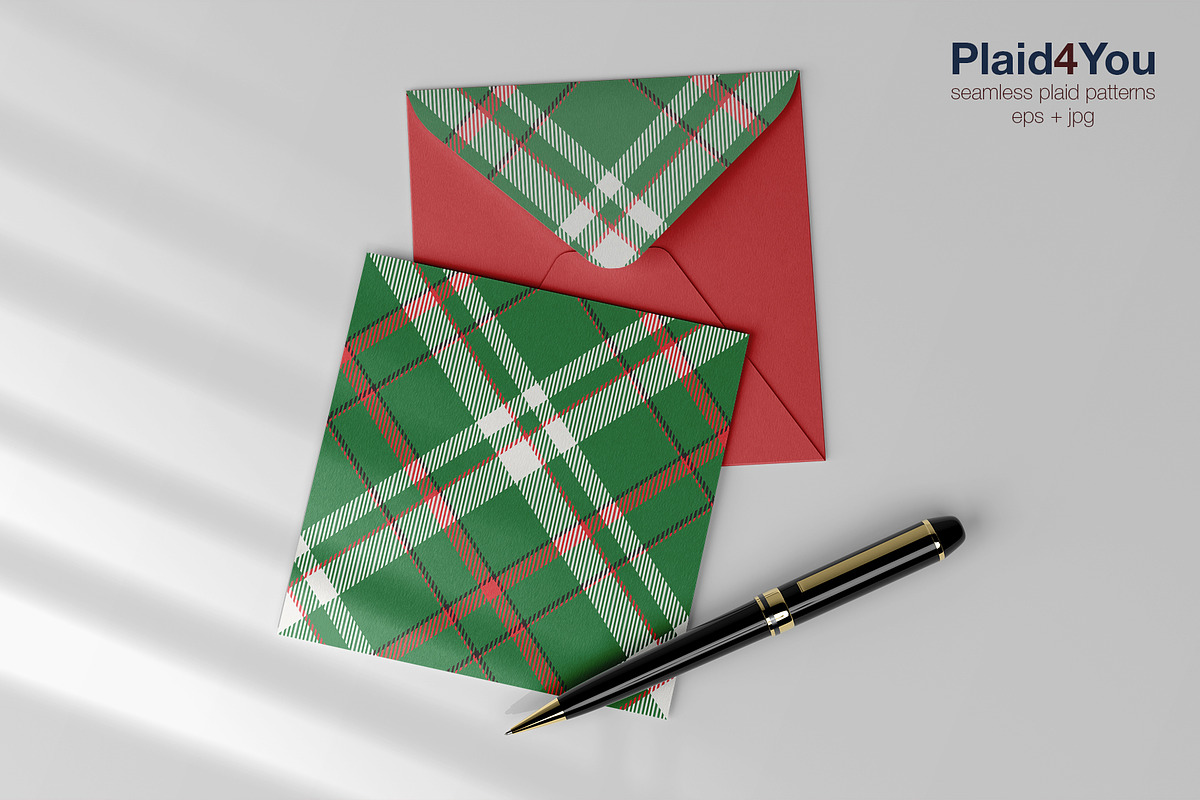 #49 Christmas Background of Plaids, a Pattern Graphic by Plaid4You (Photo 6 of 11)