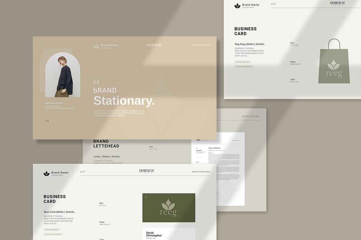Reeg | Brand Guidelines, a Presentation Template by Design_Slide (Photo 7 of 9)