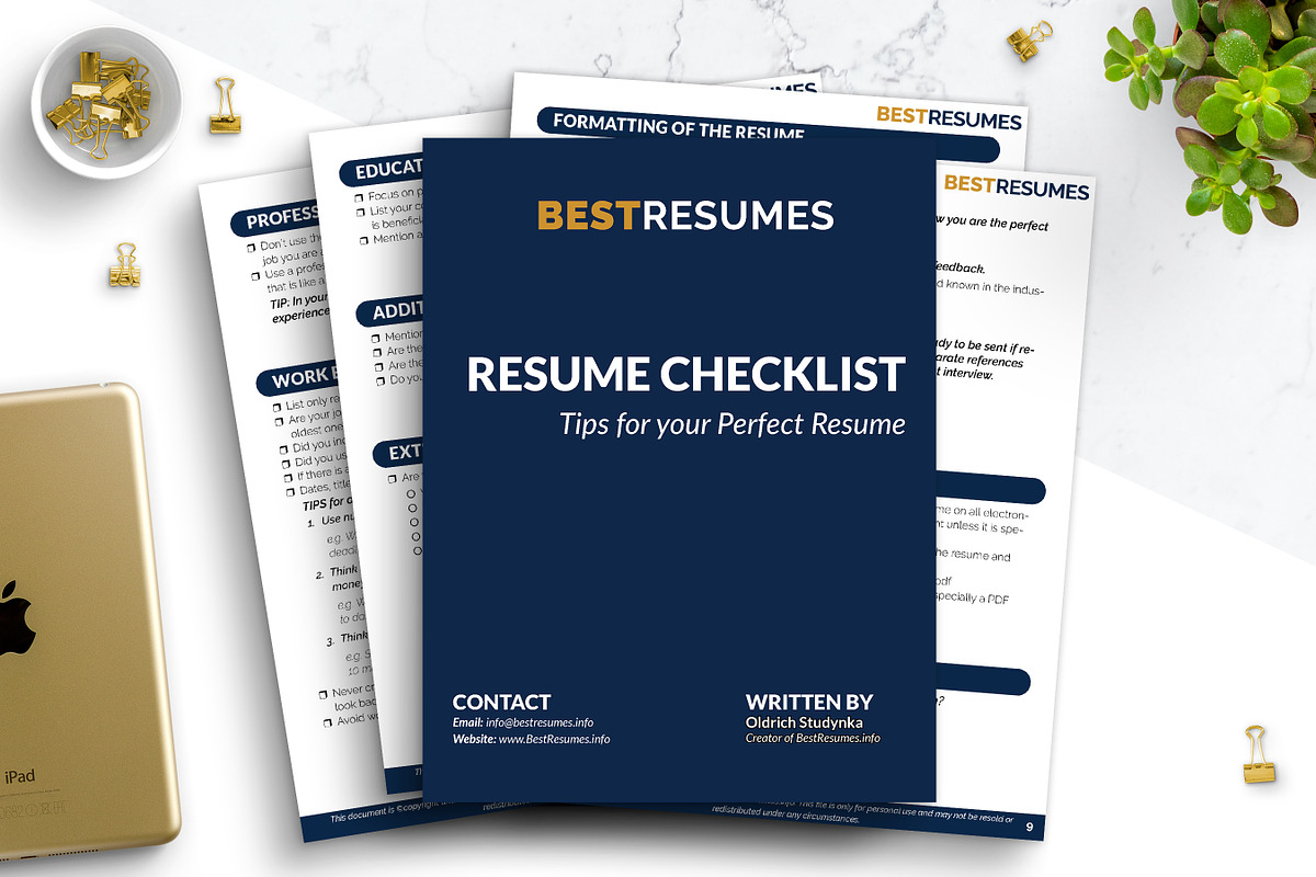 Modern Simple CV Template for Word, a Resume Template by BestResumes.Co (Photo 7 of 7)