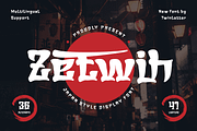 Zetwih | Japan font, a Serif Font by twinstd (Thumbnail 1 of 13)