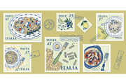 Italian pasta postage stamp, an Object Illustration by Zimages (Thumbnail 1 of 3)